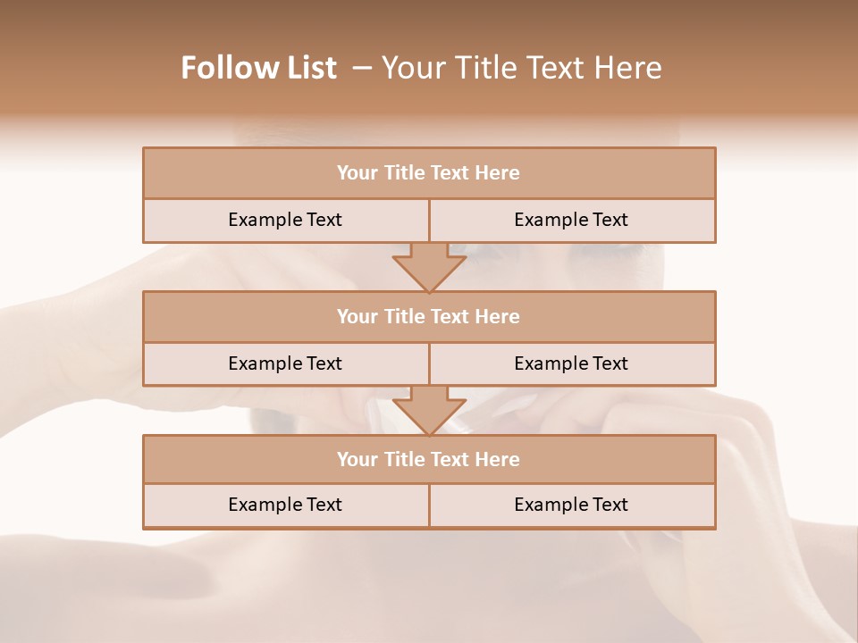 Removing Body Care Women PowerPoint Template