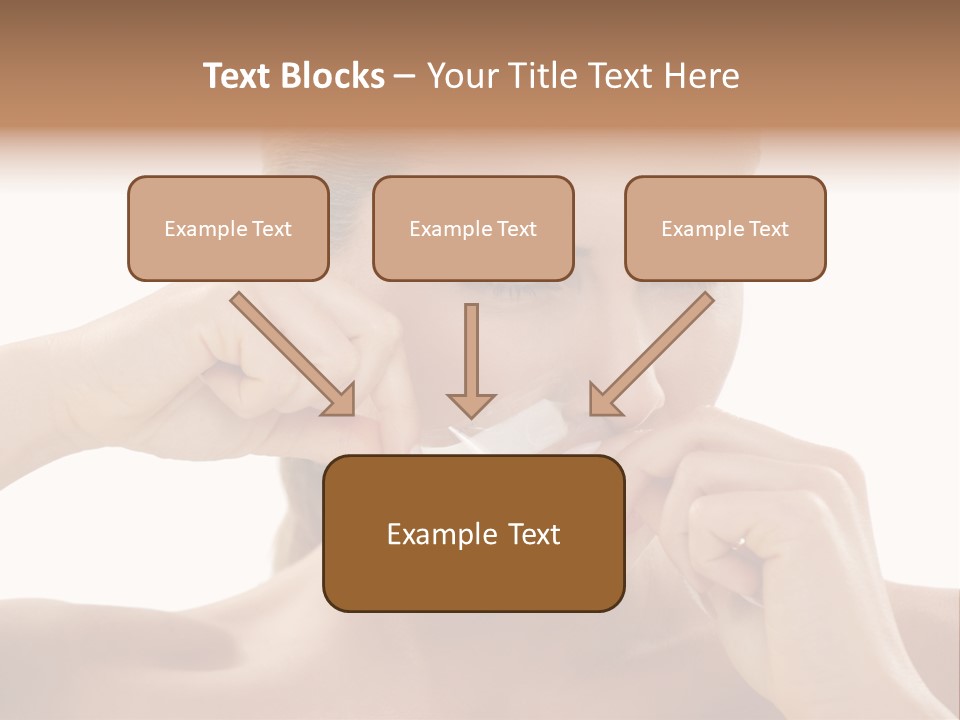 Removing Body Care Women PowerPoint Template