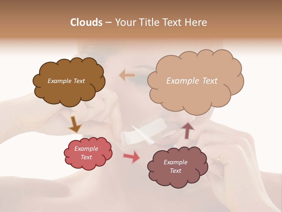 Removing Body Care Women PowerPoint Template