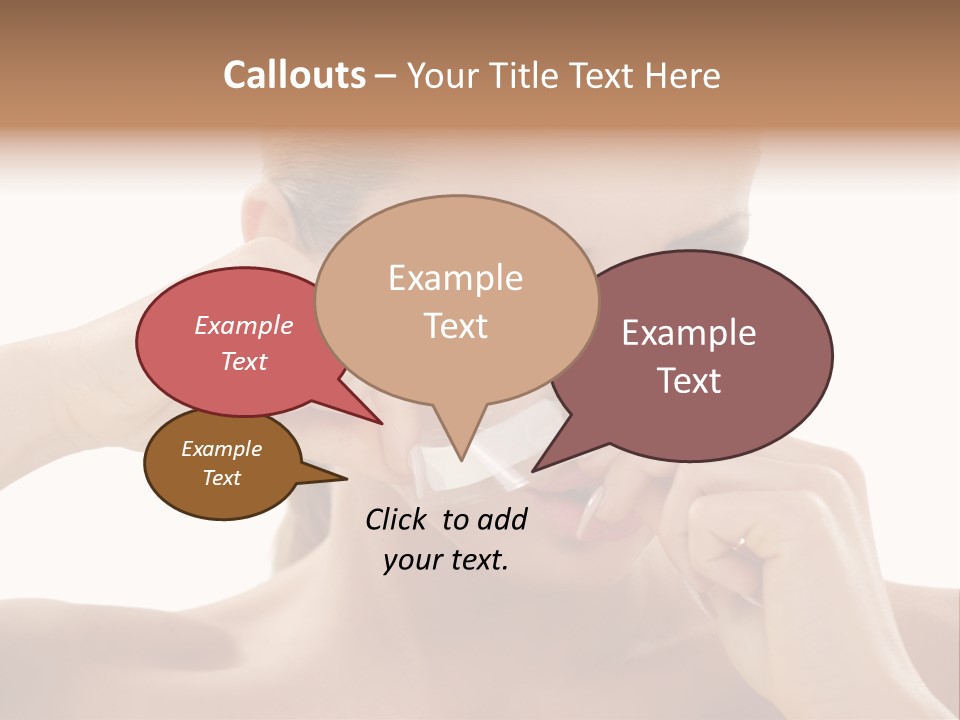 Removing Body Care Women PowerPoint Template