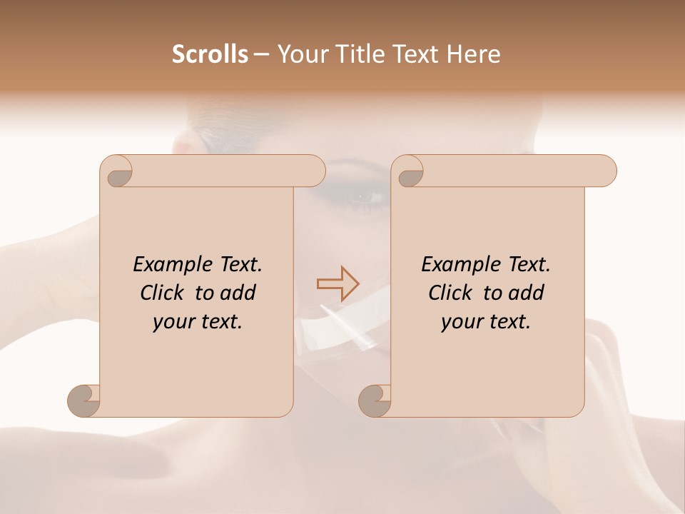 Removing Body Care Women PowerPoint Template