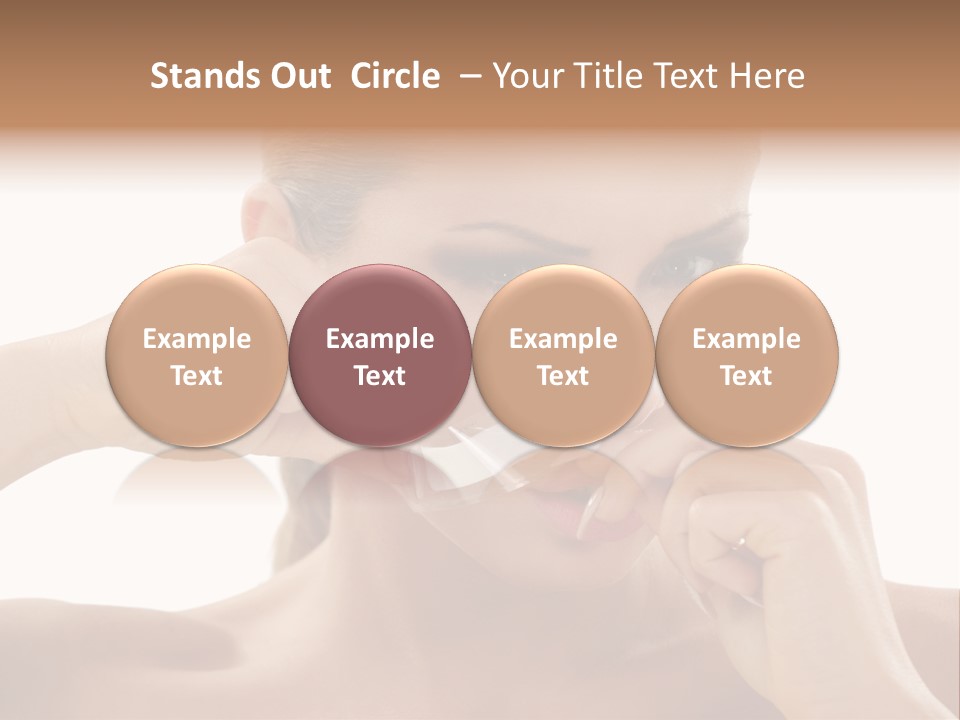 Removing Body Care Women PowerPoint Template