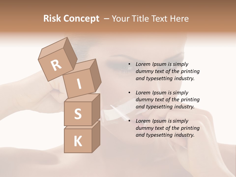 Removing Body Care Women PowerPoint Template