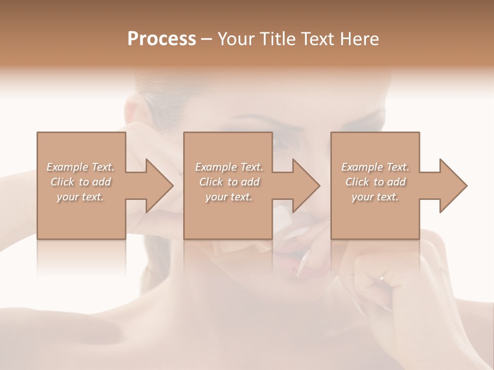 Removing Body Care Women PowerPoint Template