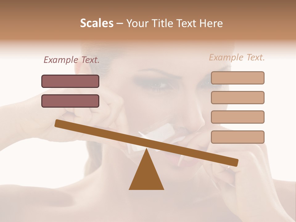 Removing Body Care Women PowerPoint Template