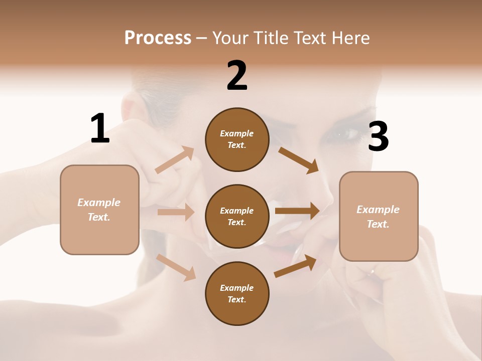 Removing Body Care Women PowerPoint Template