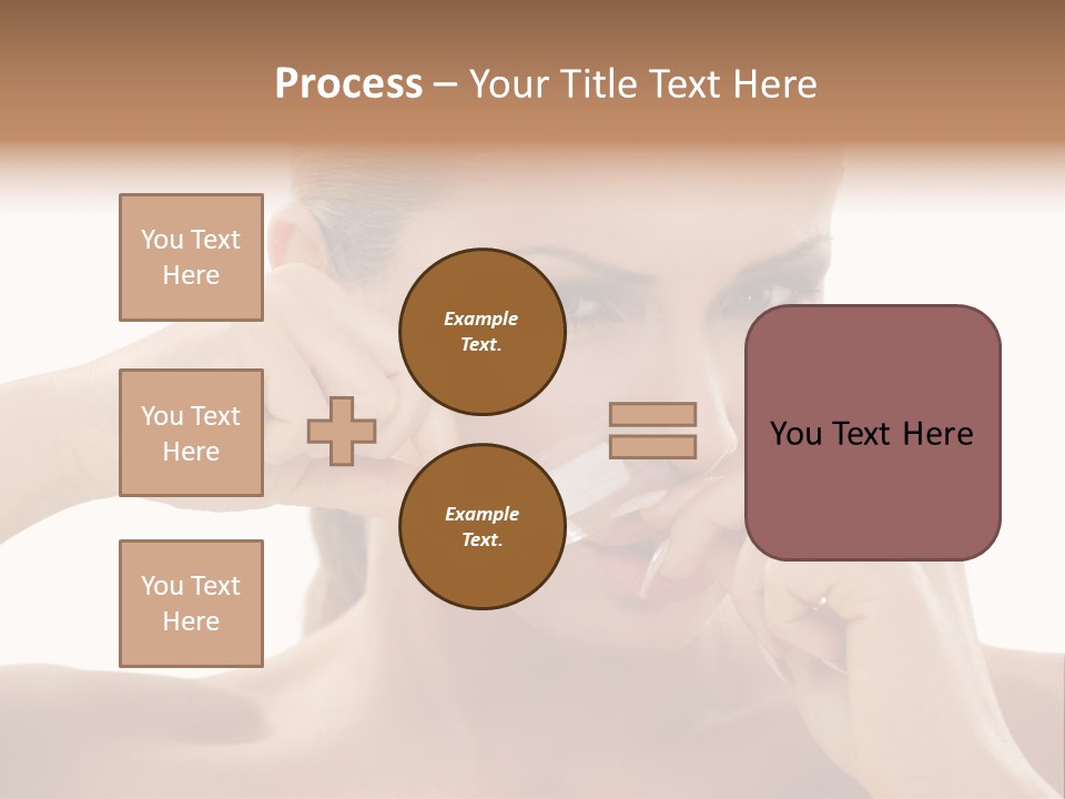 Removing Body Care Women PowerPoint Template