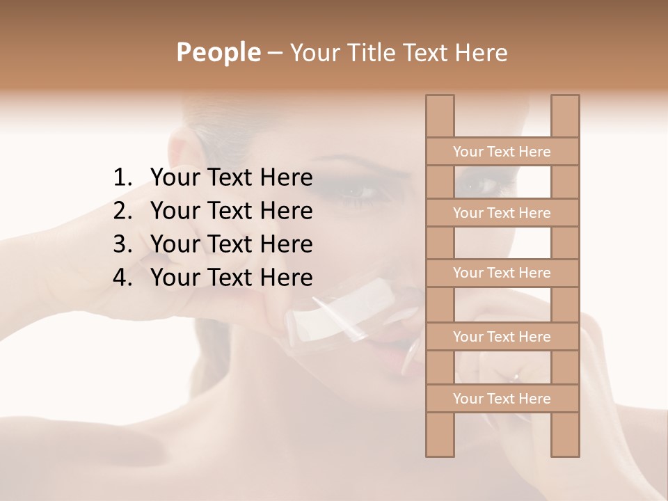 Removing Body Care Women PowerPoint Template