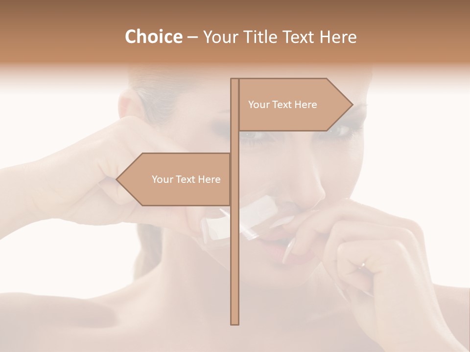 Removing Body Care Women PowerPoint Template