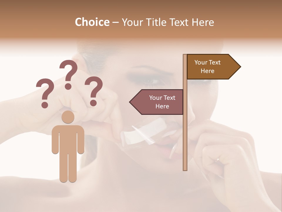 Removing Body Care Women PowerPoint Template