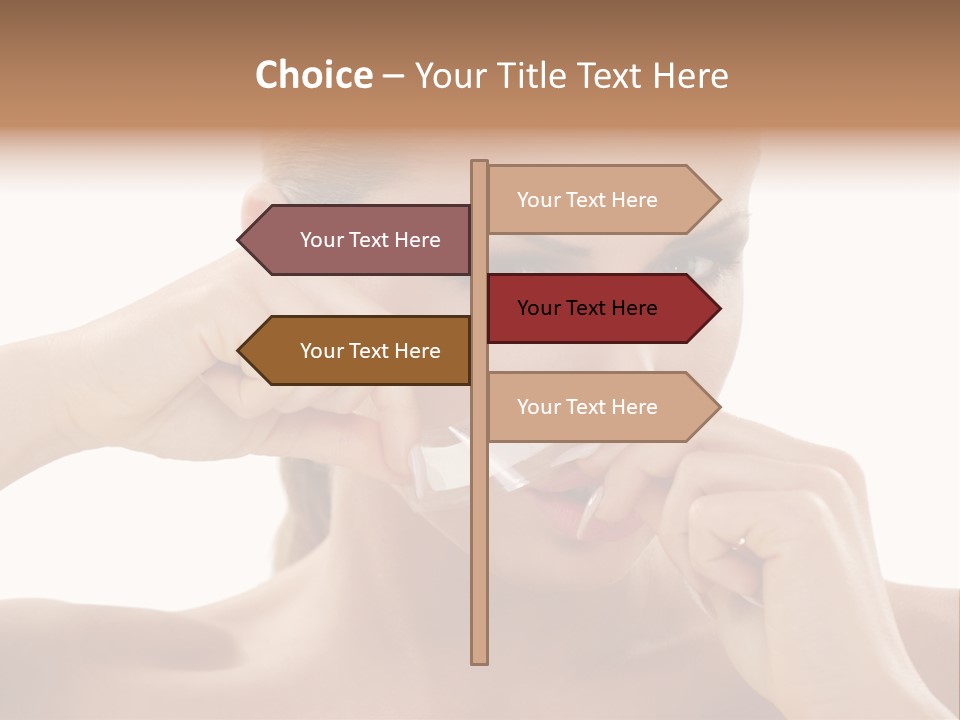 Removing Body Care Women PowerPoint Template