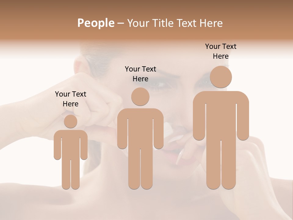 Removing Body Care Women PowerPoint Template