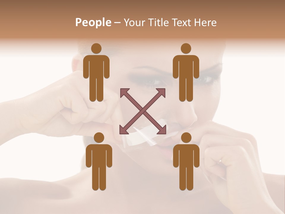 Removing Body Care Women PowerPoint Template