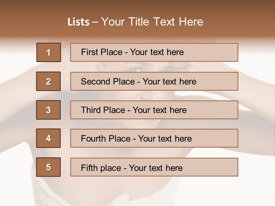 Towel Skincare Revolting PowerPoint Template