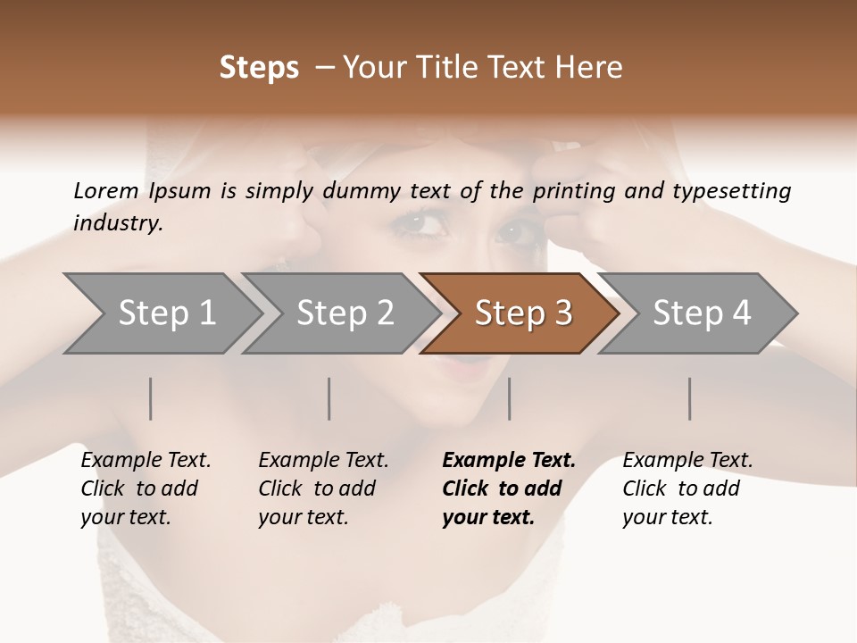 Towel Skincare Revolting PowerPoint Template