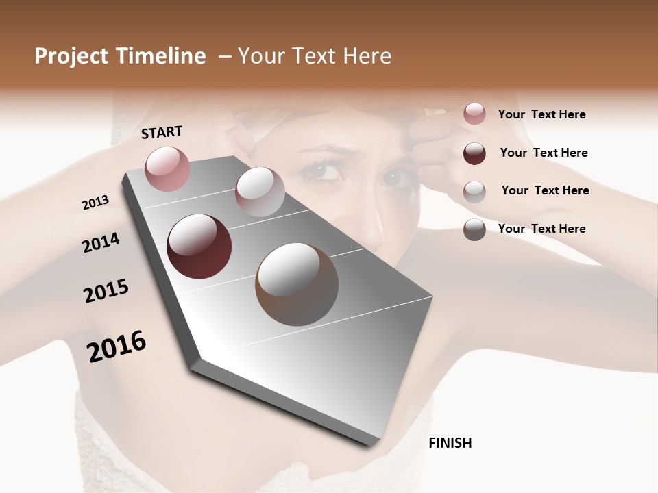 Towel Skincare Revolting PowerPoint Template