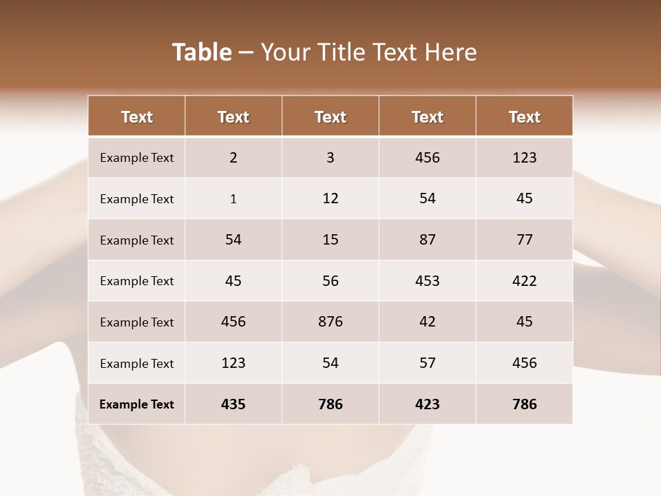 Towel Skincare Revolting PowerPoint Template