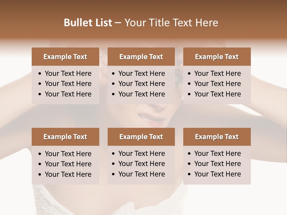 Towel Skincare Revolting PowerPoint Template