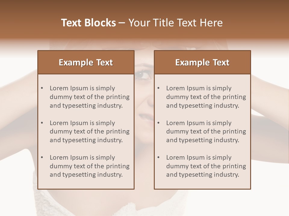 Towel Skincare Revolting PowerPoint Template