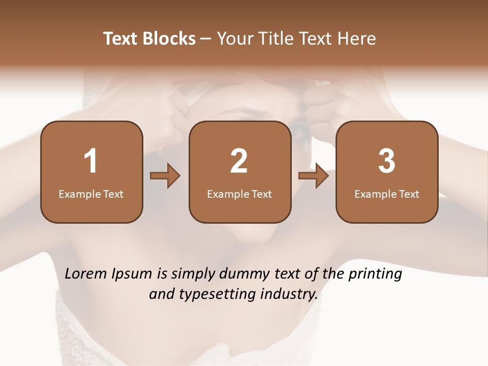 Towel Skincare Revolting PowerPoint Template