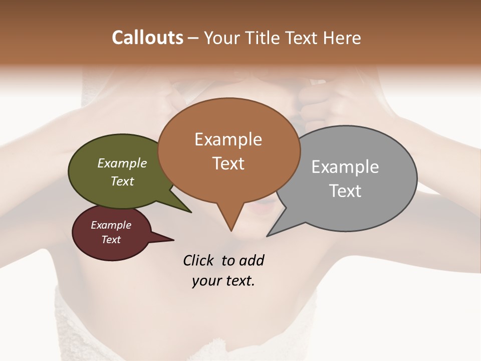 Towel Skincare Revolting PowerPoint Template