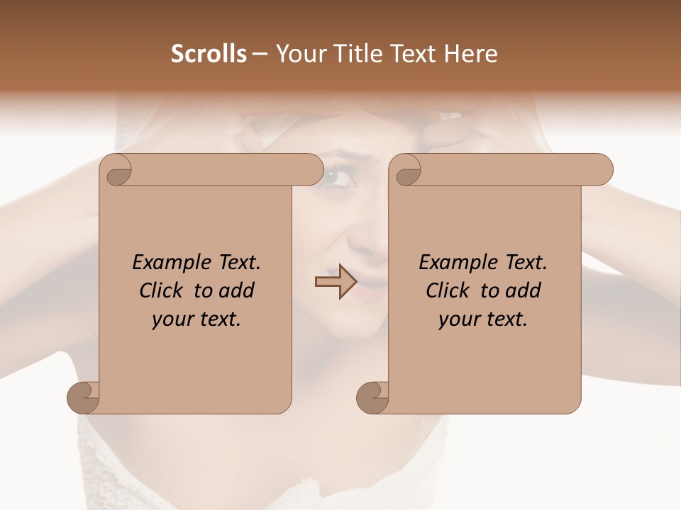 Towel Skincare Revolting PowerPoint Template