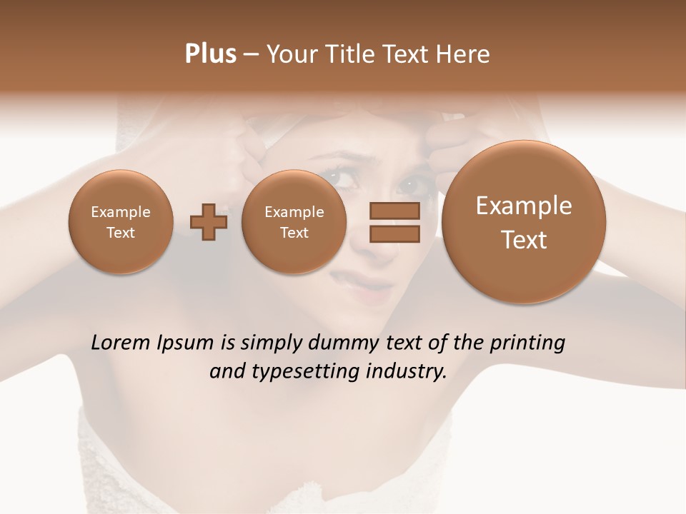 Towel Skincare Revolting PowerPoint Template