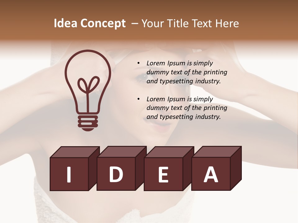 Towel Skincare Revolting PowerPoint Template