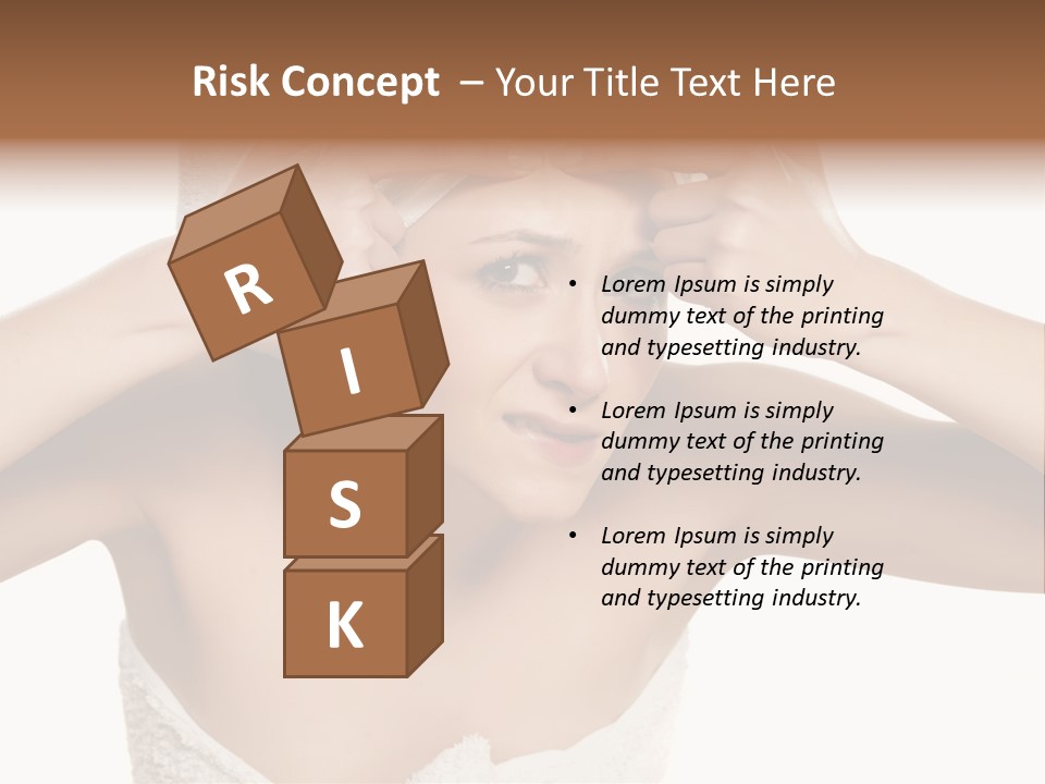 Towel Skincare Revolting PowerPoint Template