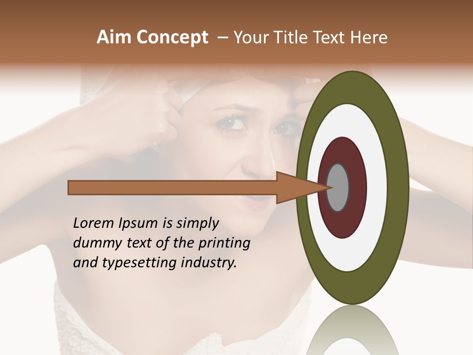 Towel Skincare Revolting PowerPoint Template