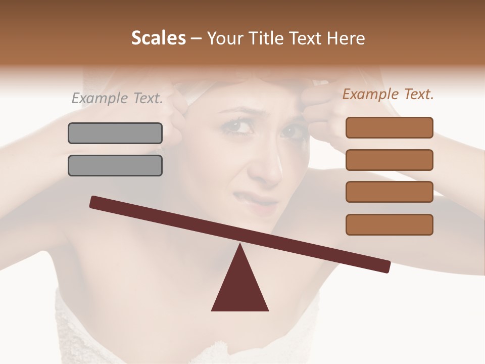 Towel Skincare Revolting PowerPoint Template