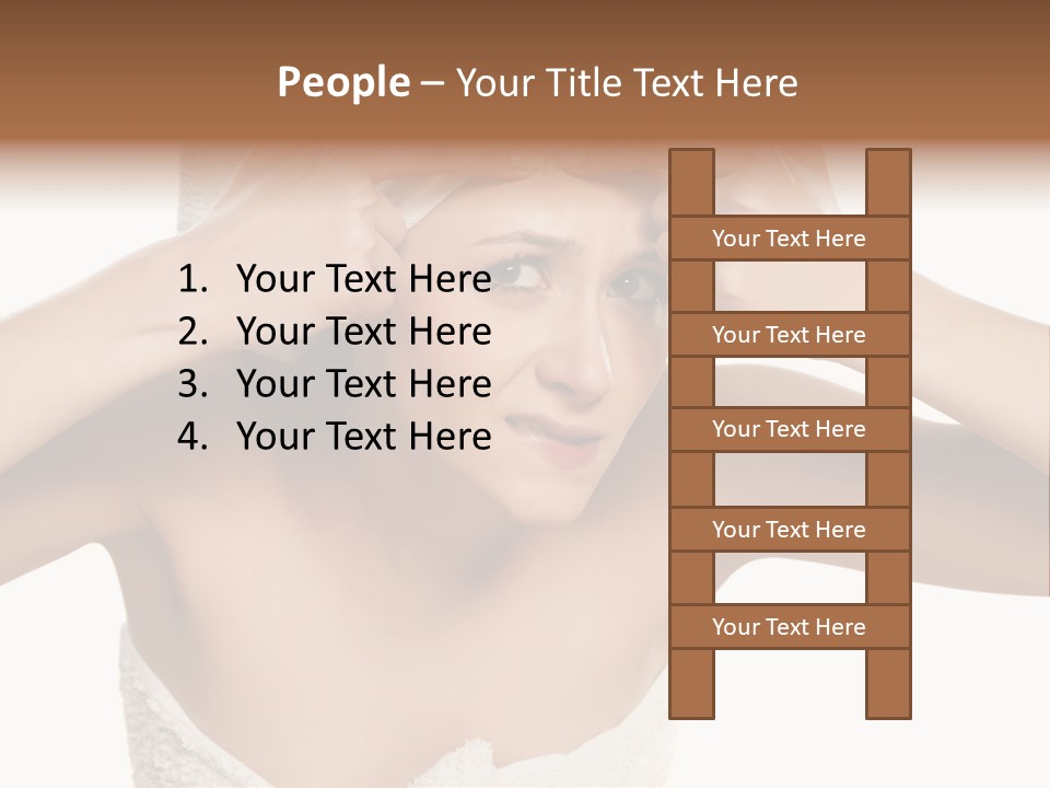 Towel Skincare Revolting PowerPoint Template