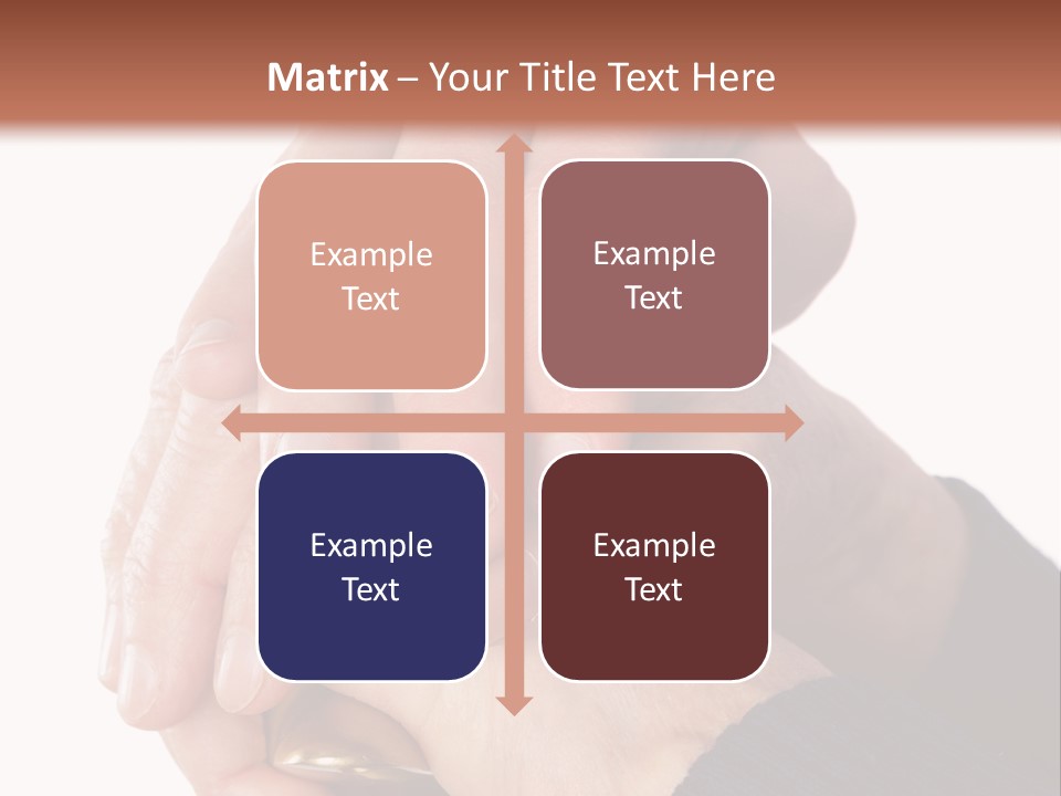 Mature Pensioner Nurse PowerPoint Template