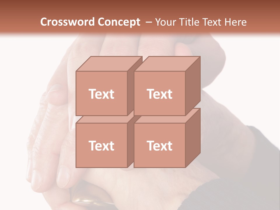 Mature Pensioner Nurse PowerPoint Template