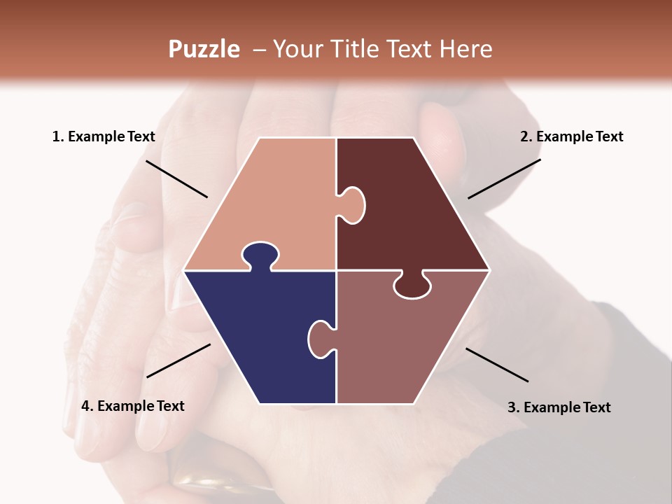 Mature Pensioner Nurse PowerPoint Template