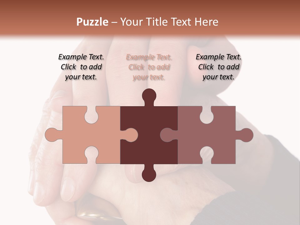 Mature Pensioner Nurse PowerPoint Template