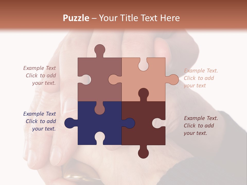 Mature Pensioner Nurse PowerPoint Template