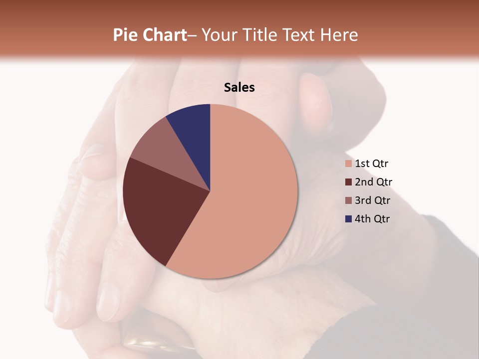 Mature Pensioner Nurse PowerPoint Template