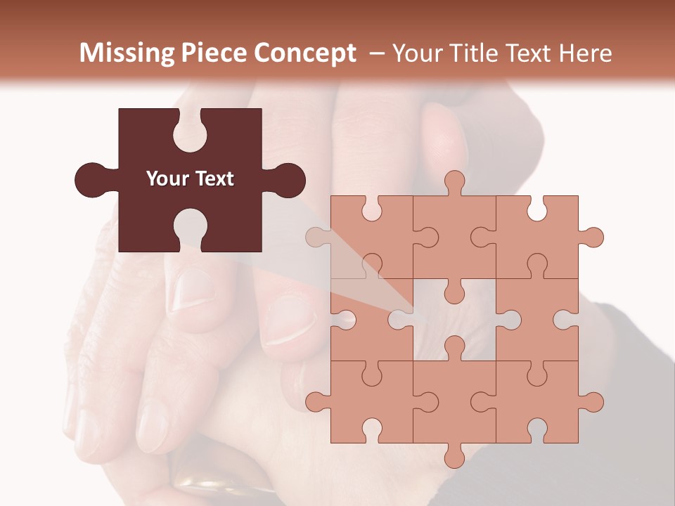 Mature Pensioner Nurse PowerPoint Template