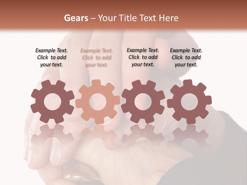 Mature Pensioner Nurse PowerPoint Template