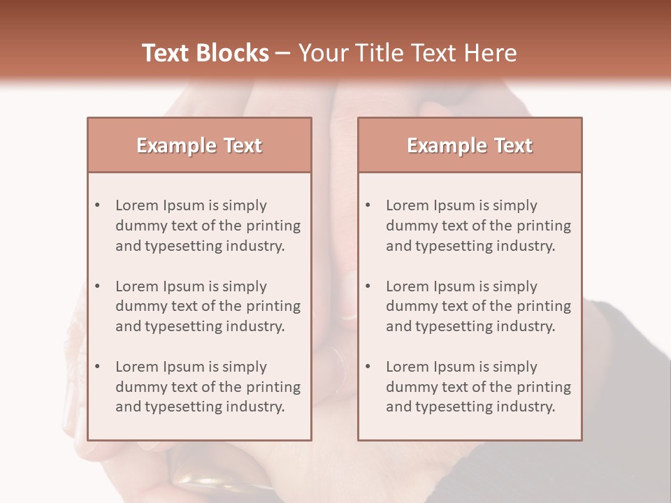 Mature Pensioner Nurse PowerPoint Template