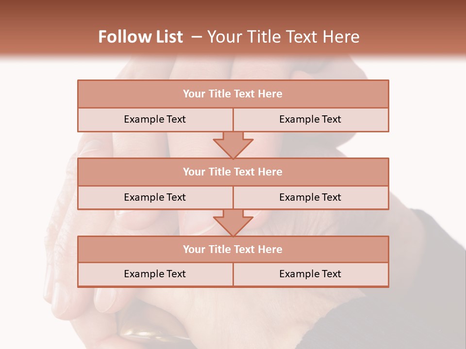 Mature Pensioner Nurse PowerPoint Template