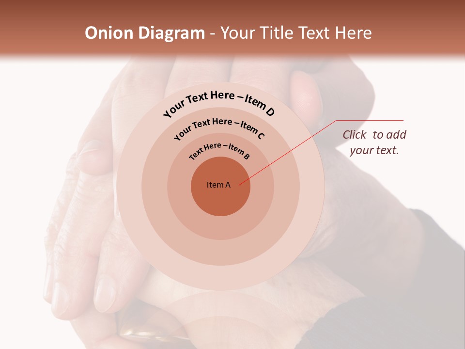 Mature Pensioner Nurse PowerPoint Template