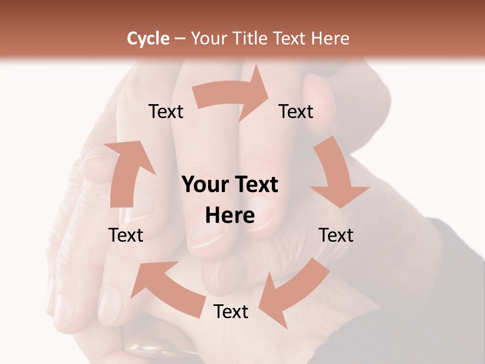 Mature Pensioner Nurse PowerPoint Template