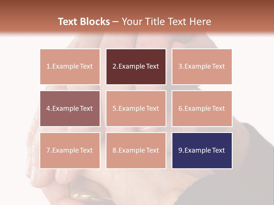 Mature Pensioner Nurse PowerPoint Template