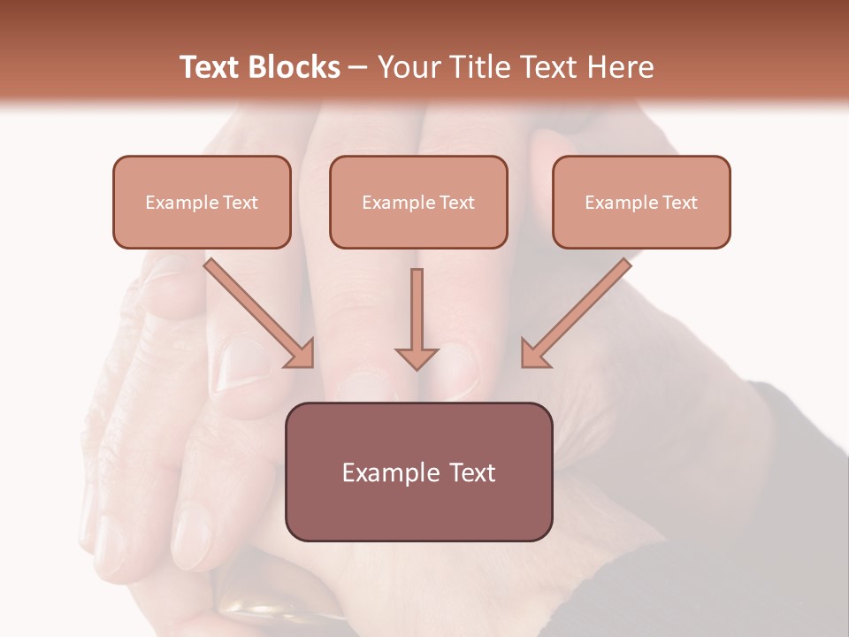 Mature Pensioner Nurse PowerPoint Template