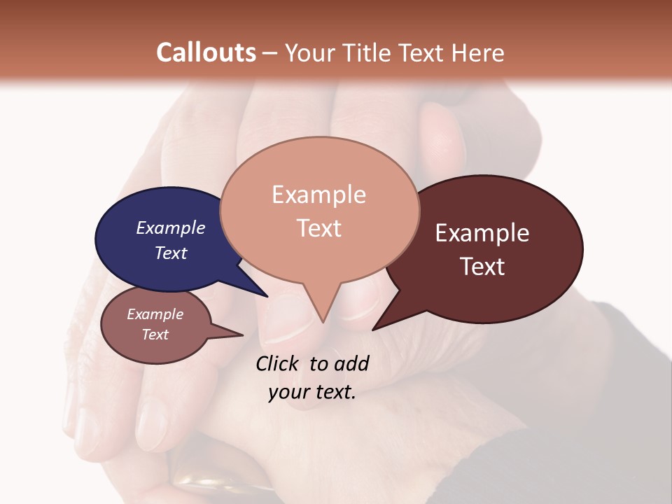 Mature Pensioner Nurse PowerPoint Template
