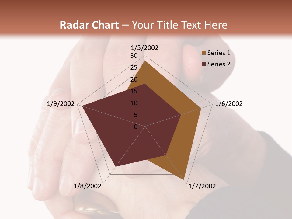 Mature Pensioner Nurse PowerPoint Template