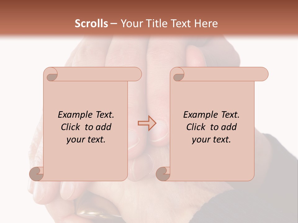 Mature Pensioner Nurse PowerPoint Template