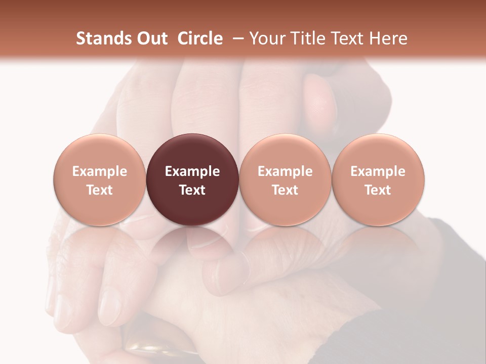 Mature Pensioner Nurse PowerPoint Template